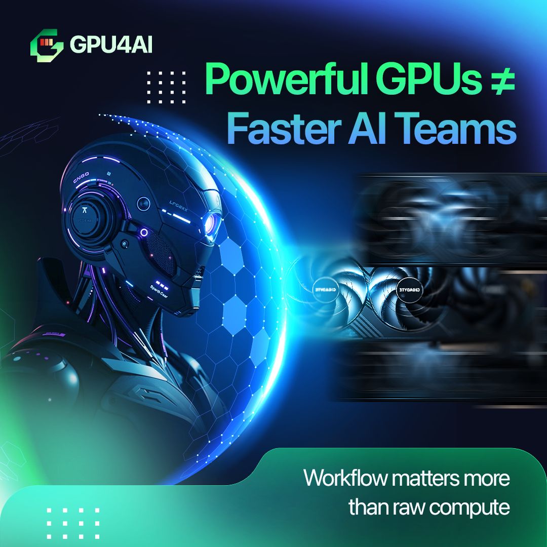 powerful GPU AI team speed